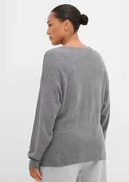 Gilet cintré en maille de viscose mélangée, bonprix