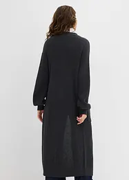 Gilet long en maille à épaules descendues, bonprix