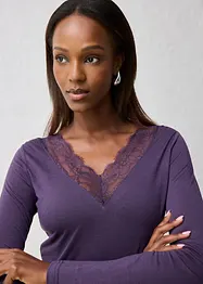 T-shirt en laine mélangée, bonprix