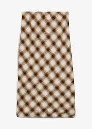 Jupe midi en flanelle 100% coton, bonprix