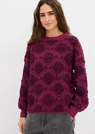 Pull en maille boxy, bonprix