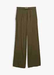 Pantalon palazzo en Punto di Roma confortable, bonprix