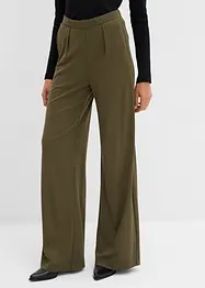 Pantalon palazzo en Punto di Roma confortable, bonprix