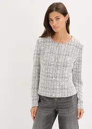 Gilet en maille bouclette, bonprix