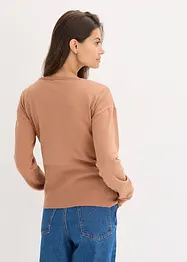 Gilet en fine maille de viscose mélangée, bonprix