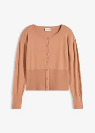 Gilet en fine maille de viscose mélangée, bonprix