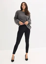 Legging thermo sans couture avec intérieur doux et motif pied-de-poule, bonprix