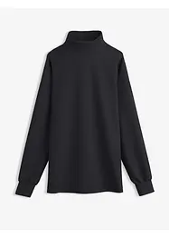 Sweat-shirt en néoprène à col montant, bonprix