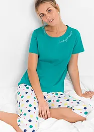 Pyjama corsaire 100% coton, bonprix