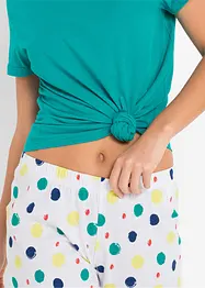 Pyjama corsaire 100% coton, bonprix