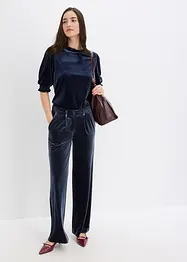 T-shirt avec du velours doux, bonprix