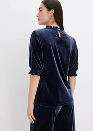 T-shirt avec du velours doux, bonprix