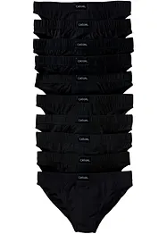 Lot de 10 slips coton, bonprix