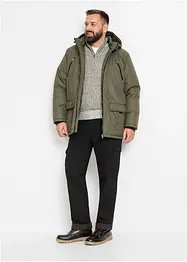 Pantalon cargo thermique regular, extensible, droit, bonprix