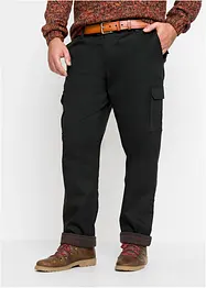 Pantalon cargo thermique Regular, extensible, droit, bonprix
