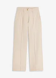 Pantalon en twill avec passepoil et poches raglan, bonprix