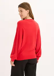 Pull fluide en fine maille de viscose mélangée, bonprix