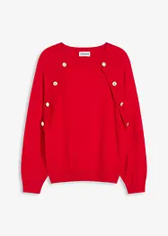 Pull fluide en fine maille de viscose mélangée, bonprix