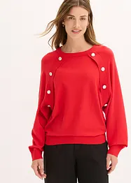 Pull fluide en fine maille de viscose mélangée, bonprix