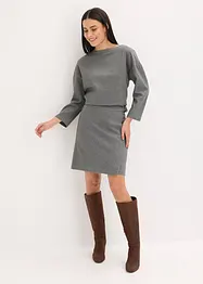 Tunique à imprimé chevrons en tissu épais, bonprix