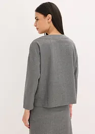 Tunique à imprimé chevrons en tissu épais, bonprix