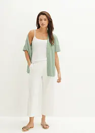 Jupe-culotte en lin, longueur mollet, bonprix