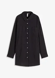 Chemise de nuit boutonnée en gaze de coton, oversize, bonprix