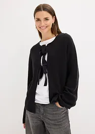 Gilet en maille de coton mélangé, bonprix