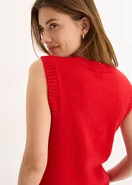 Gilet sans manches en maille, bonprix