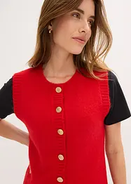 Gilet sans manches en maille, bonprix