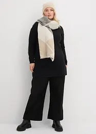 Pull long en coton recyclé majoritaire, bonprix