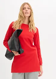 Pull long en coton recyclé majoritaire, bonprix