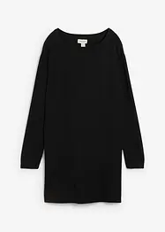 Pull long en coton recyclé majoritaire, bonprix