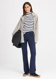 Pantalon flare en coton extensible, bonprix