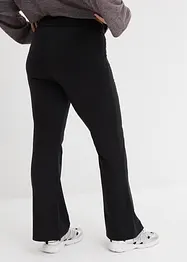 Pantalon flare en coton extensible, bonprix