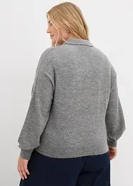 Pull col polo, bonprix