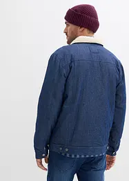 Veste en jean avec doublure sherpa, bonprix