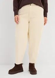 Pantalon barrel en velours côtelé, bonprix