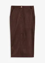 Jupe crayon en suédine, bonprix