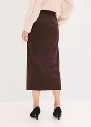 Jupe crayon en suédine, bonprix
