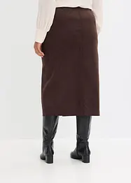 Jupe crayon en suédine, bonprix