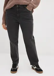 Jean droit taille haute, raccourci, bonprix