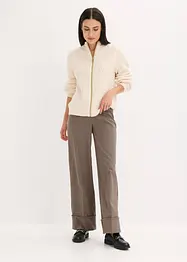 Pantalon à taille élastiquée, imprimé carreaux, bonprix