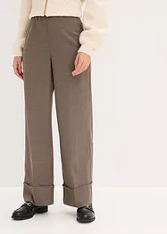 Pantalon à taille élastiquée, imprimé carreaux, bonprix