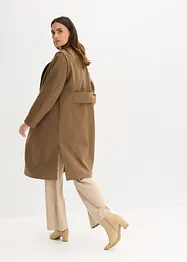 Manteau duveteux à manches amovibles, bonprix