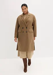 Manteau duveteux à manches amovibles, bonprix