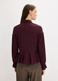 Blouse en jersey texturé, bonprix