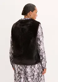 Gilet sans manches en peluche, bonprix