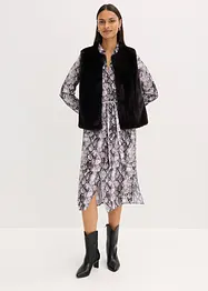 Gilet sans manches en peluche, bonprix