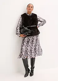 Gilet sans manches en peluche, bonprix